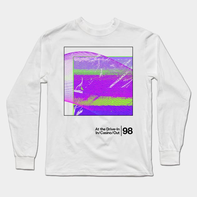 At the Drive-In - In/Casino/Out / Minimal Style Graphic Artwork Long Sleeve T-Shirt by saudade